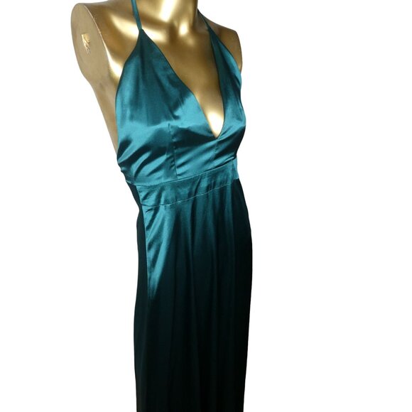 Twin Sister Women's Teal Green Dress‎ Maxi Dress Size 6 - Picture 4 of 6